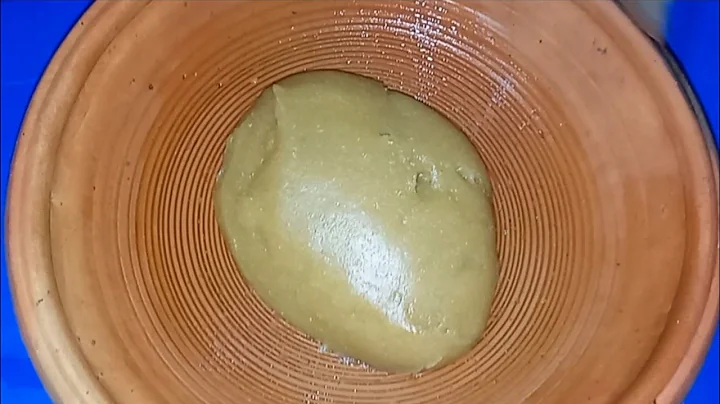 Another way to make your kokonte/cassava  flour fufu without lumps #cooking #africanvillage
