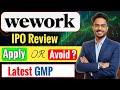 WeWork India Management IPO Review | WeWork India IPO GMP Today