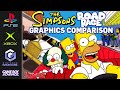 Simpsons Road Rage | Graphics Comparison | PS2 Gamecube XBOX Gameboy Advance | Side by Side