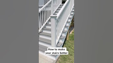 How you make Stairs #stairs #compositedeck #deckstairs #diy #outdoorstairs