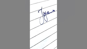 Signature style "Jiya"🖊️ Comment your name!!