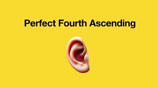 Ear training | Perfect Fourth Interval Ascending (1 hour)