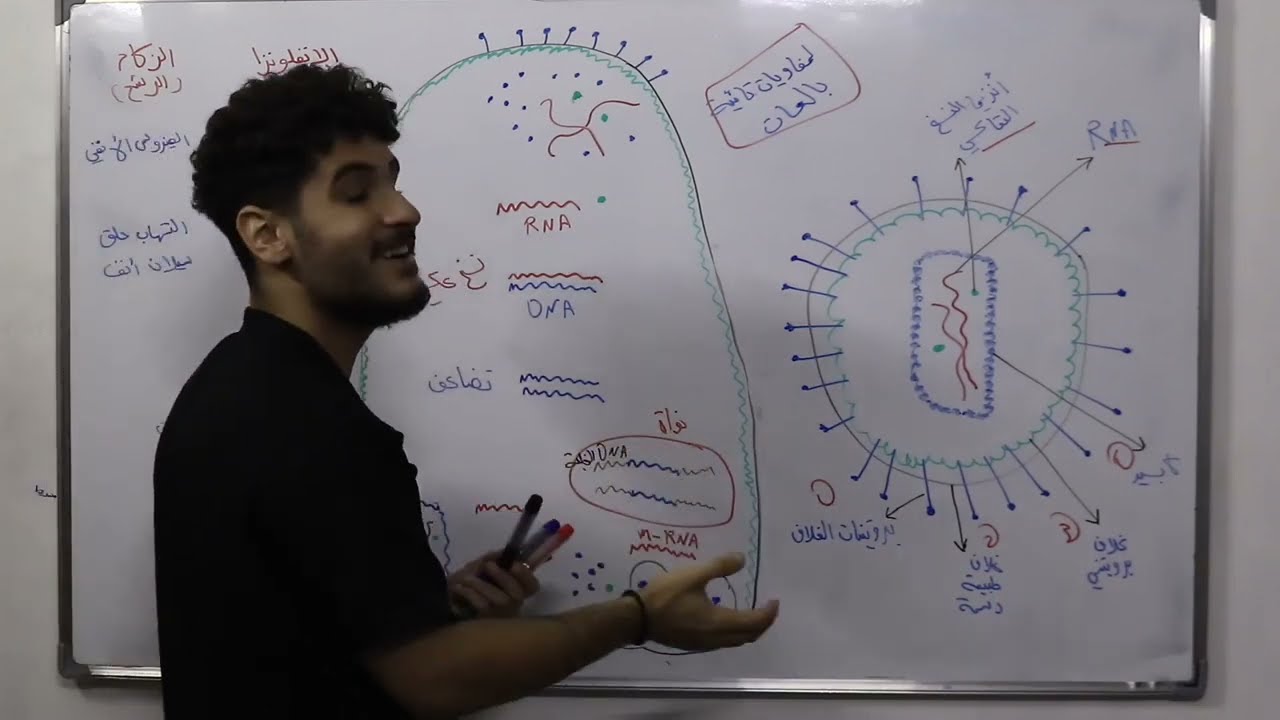 التكاثر لدى الفيروسات || علوم بكالوريا سوريا