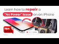 How to repair an iphone x with no power issue due to a logic board short circuit
