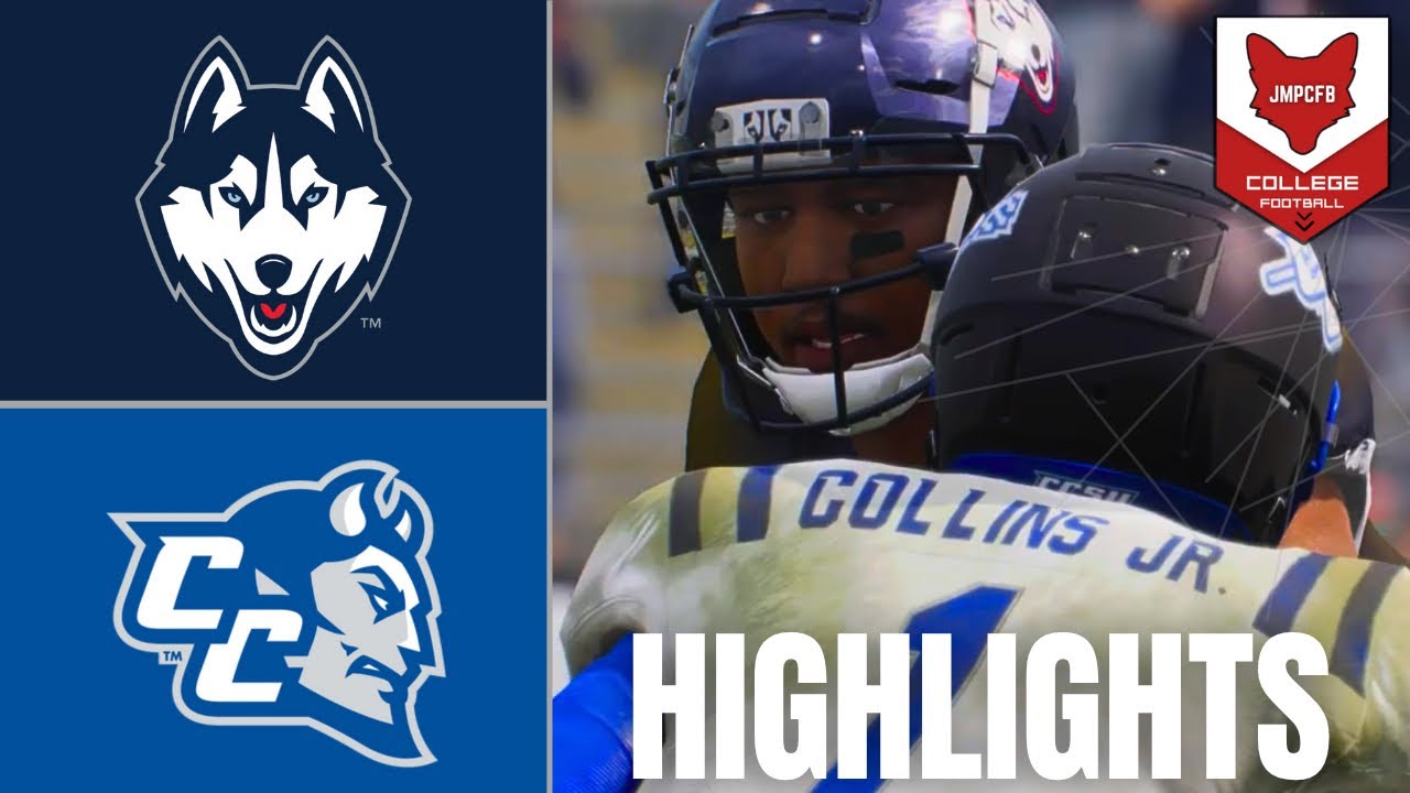 CFB WEEK 1 | UCONN vs CCSU | Full CFB Highlights on JSN - YouTube