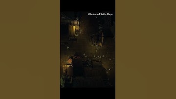 D&D | Medieval Village Night | Animated Battle Maps