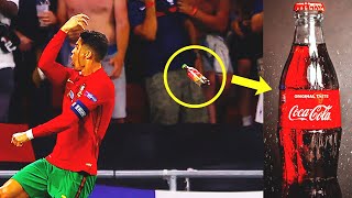 THIS IS WHY a COCA COLA was THROWN at RONALDO! What's happening when Cristiano celebrates with SIII!