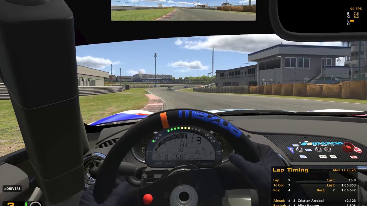 iRacing Mazda MX5 Cup Tsukuba Circuit | 2nd try IRating farming. Missed podium - iRacing (VR)