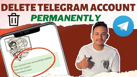 How To Delete Telegram Account Permanently Without Waiting For 1 month, 3 month, 6month 1year Fix