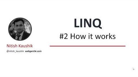 (#2) How Linq works | LINQ tutorial for beginners