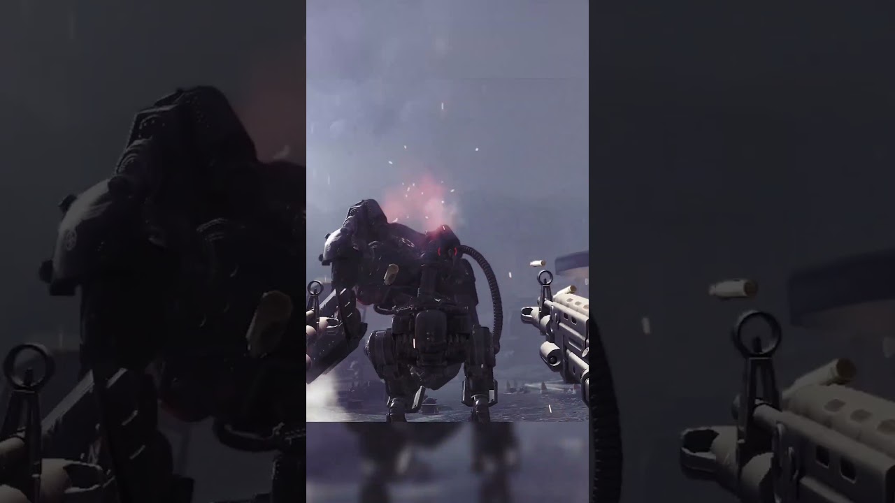 WOLFENSTEIN THE NEW ORDER - Killing First 2 Robots (Easily) 