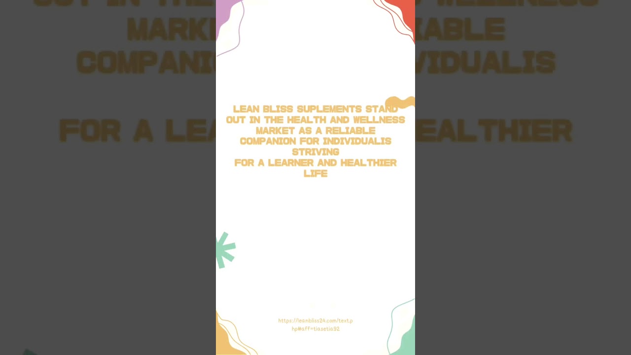 Lean Bliss Supplements #healt #supplement