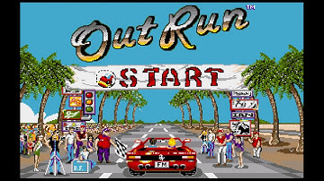 Out Run by U.S. Gold (Amiga 50Hz) - Intro / Attract Mode
