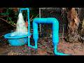 DIY air to water pressure conversion with PVC pipe is super easy and handy