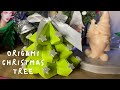 Christmas tree with origami with your own hands Christmas tree made of paper 🎄