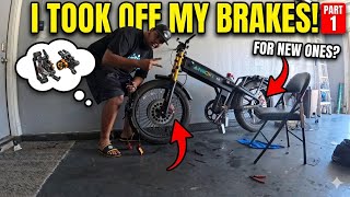 Replacing My Aniioki A9 Pro Max Brakes! 🛠️ | Full CBS & Hydraulic System Swap (Part 1)