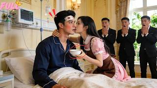 CEO Refuses Medicine, Sends Away 99 Maids—Until Poor Woman Feeds Him With Her Mouth! Love Arrives!