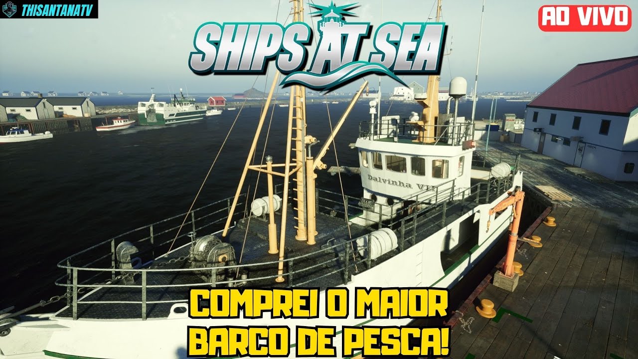 Esse Simulador Marítimo é INCRÍVEL | Testando o Maior Barco de Pesca ...