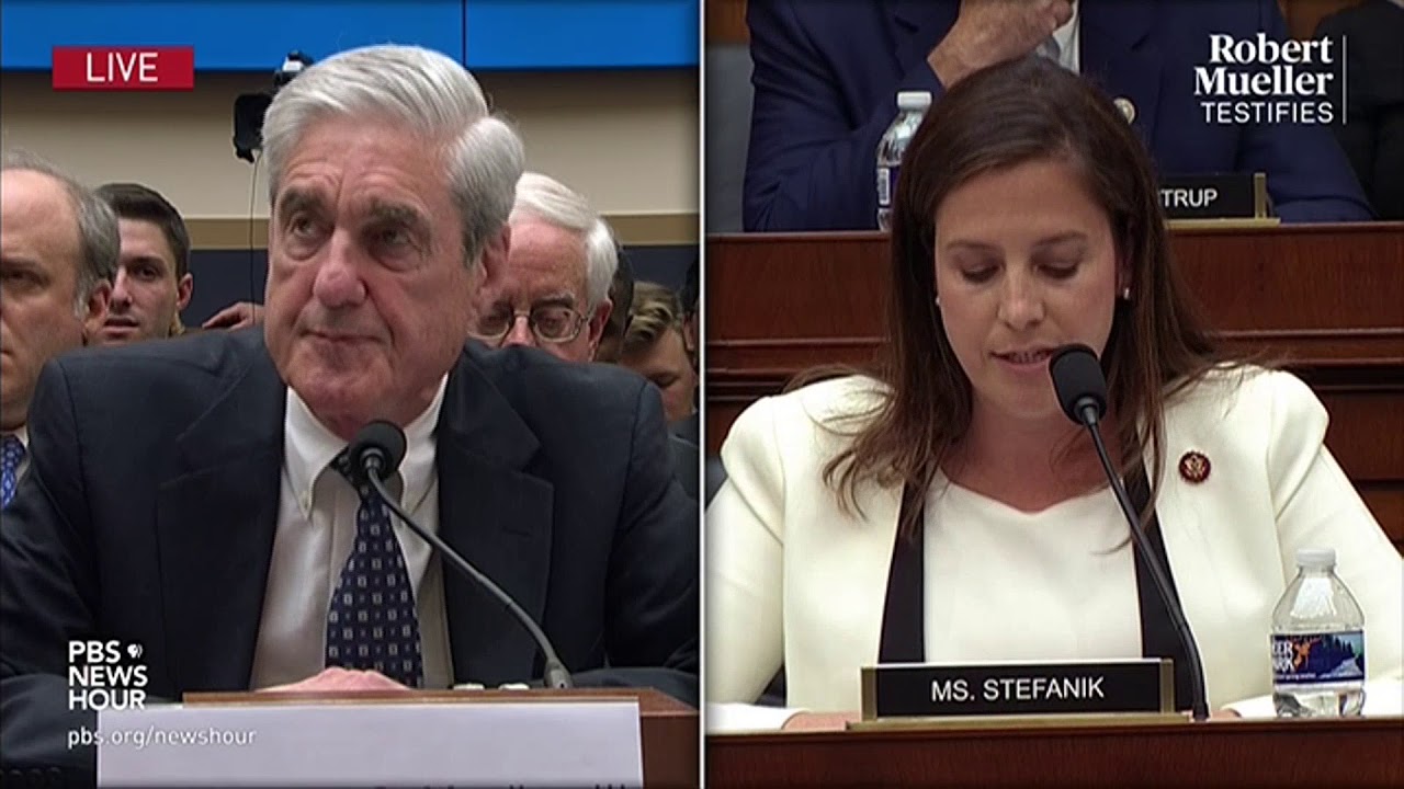Watch Rep Elise Stefanik S Full Questioning Of Robert Mueller Mueller Testimony Youtube