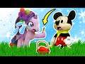Мышонок Патрик встретил единорога! 🦄✨ Видео для детей про мягкие игрушки Микки Маус