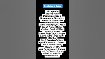 "Master Bootstrap Grid Breakpoints: Create Responsive Designs Across All Devices!"