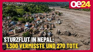 Sturzflut in Nepal: Über 1.300 Vermisste und bisher 270 Tote