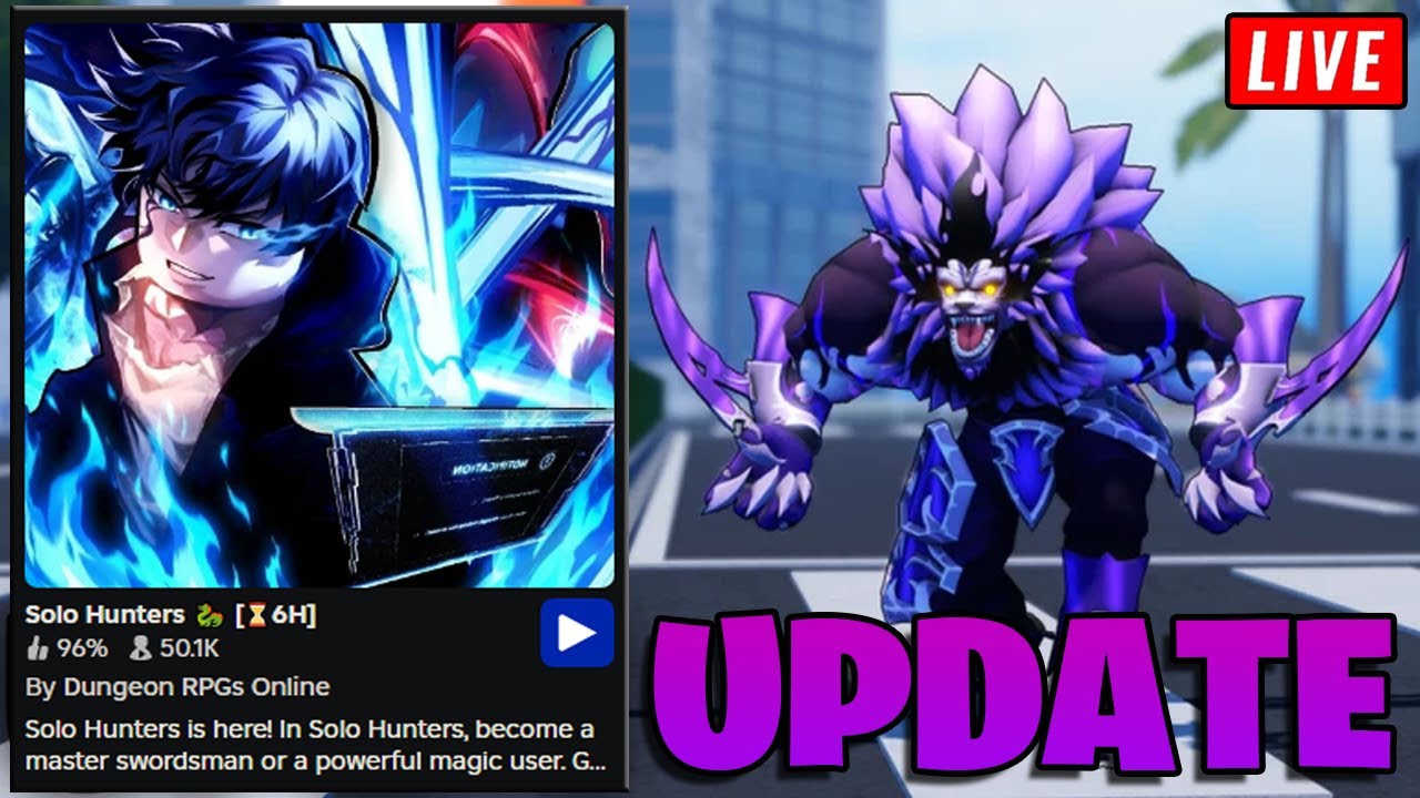 UPDATE 1 DE SOLO HUNTERS AGORA!