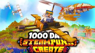 I Survived Another 1000 Days in Steampunk CREATE MOD  [FULL MOVIE]