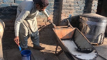 How Wheelbarrows Are Made | Reuse Old  Scrip As Wheelbarrows | amazing skills