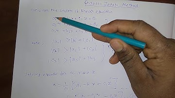 Gauss Jacobi Method (concept) [BENGALI]