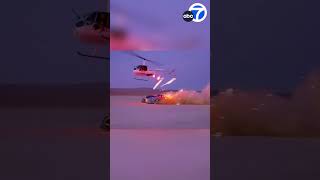 YouTuber arrested after video shows fireworks shot from helicopter at Lamborghini