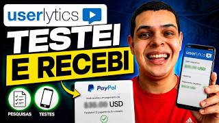 Ganhe Dinheiro Fazendo Testes Pelo Celular | Userlytics