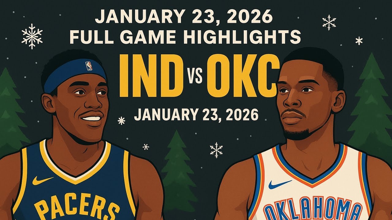 Indiana Pacers vs Oklahoma City Thunder | Full Game Highlights | 23 January 2026