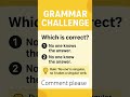 Tricky Grammar Quiz Challenge 🤔✨ | Test Your English Skills