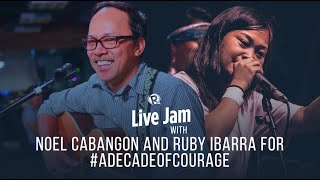 Rappler Live Jam: Noel Cabangon and Ruby Ibarra for #ADecadeofCourage