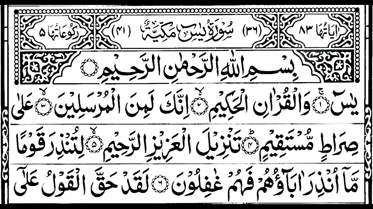 Live Surah Yaseen yasin Full With surah rahman with Surah Mulk Arabic heart touching yasin Ep050256