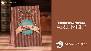 SVG File - Father’s Day Gift Bag - Assembly Tutorial (For Cricut, Silhouette, and ScanNCut)
