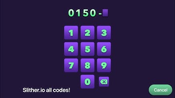 SLITHER.IO ALL CODES!
