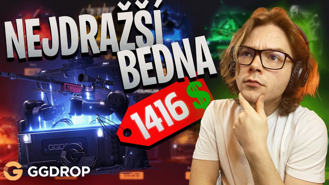 NEJDRAŽŠÍ BEDNA NA GGDROPU !! JAK TO DOPADNE? GGDROP