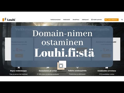 Näin ostat suomalaisen domain-nimen Louhelta