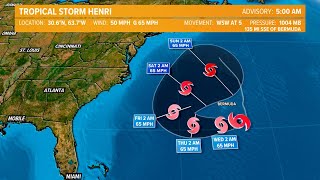 Tracking the Tropics: tropical depression Fred and tropical storms Grace, Henri screenshot 5