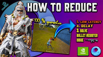 FIX LOW FPS || HIGH INPUT LAG || NVIDIA GRAPHICS CARDS & BULLET REGISTER IN PUBGMOBILE IN URDU 2024