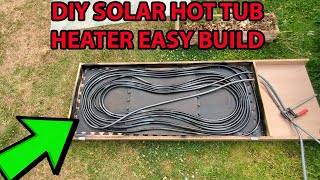 DIY SUPER EASY HOT TUB OR POOL SOLAR HEATER - FREE POOL HEATING