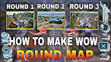 How To Make Wow Rounds Map | How To Create Round Map | Erangel Round Map Setting | PUBG MOBILE 