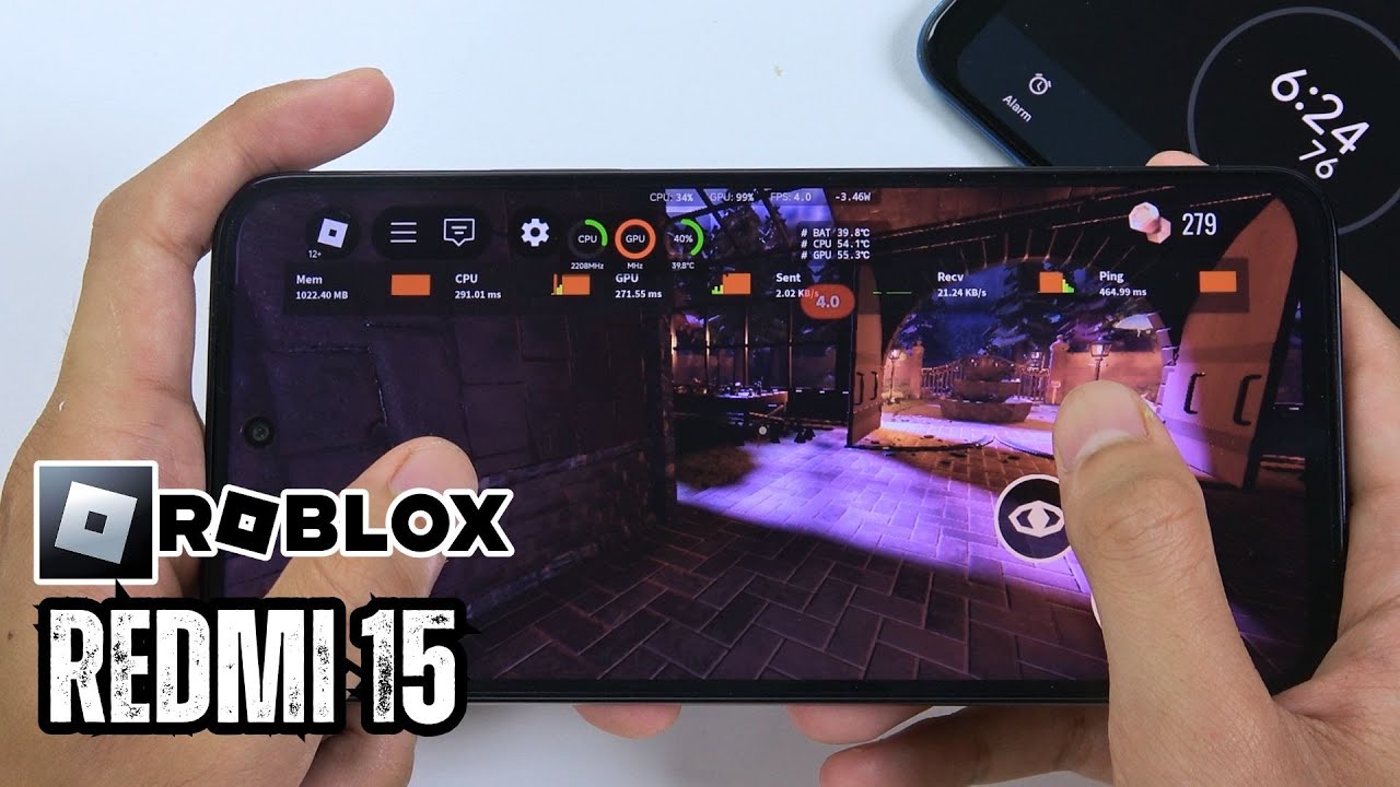 Xiaomi Redmi 15 Roblox Gaming test | Blox Fruits, Doors