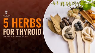 5 Herbs for Thyroid | Dr Alka Vijayan