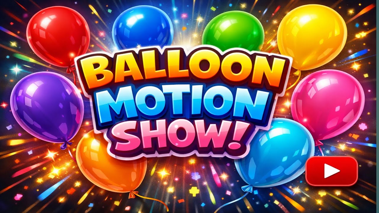 Balloon Motion Show 🎈 | Satisfying Balloon Movement + Family Fun Video | India & Global | Full HD