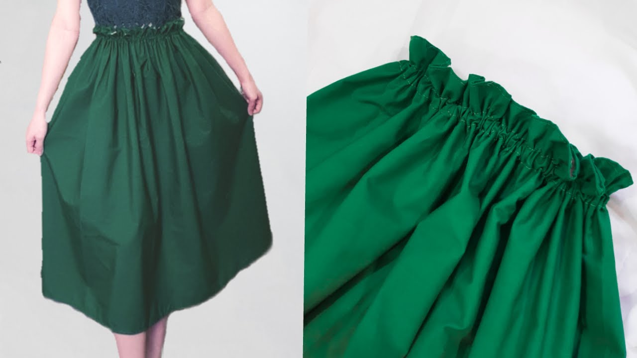 Long Skirt Ep.4: DIY Ruffled Wrap Skirt | Sonella Go - YouTube