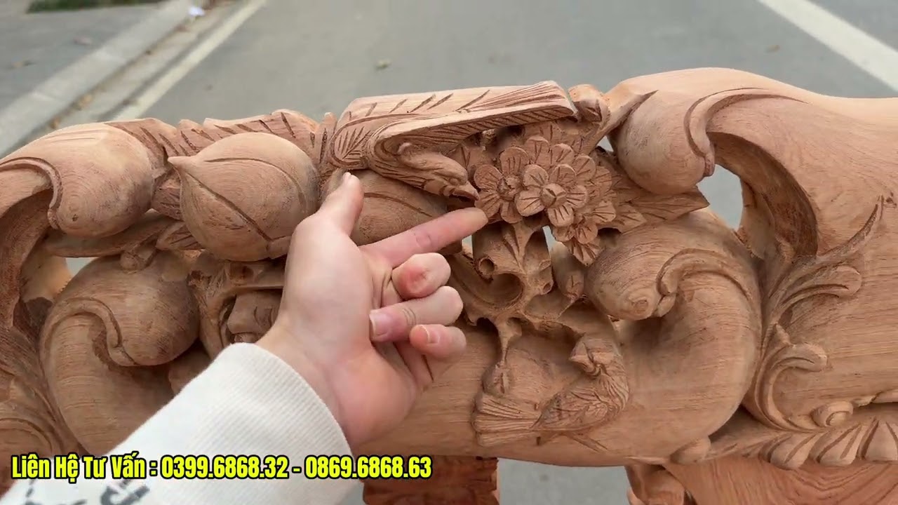 Ngày Đầu Năm Mới 2026 Lên Sóng Chia Sẻ Bộ Bàn Ghế Minh Quốc Đào Cột 12 Chân 14 Gỗ Hương Đá 