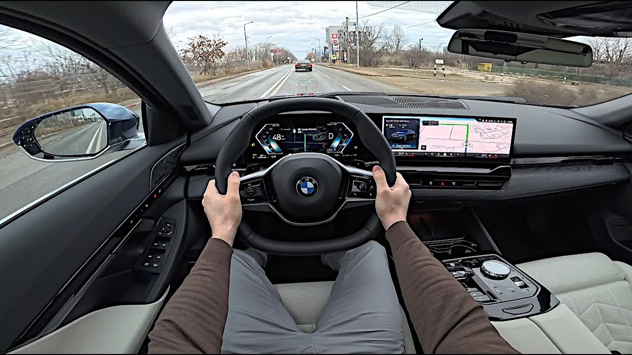 2024 BMW 5 Series Test Drive POV - No Comment - YouTube